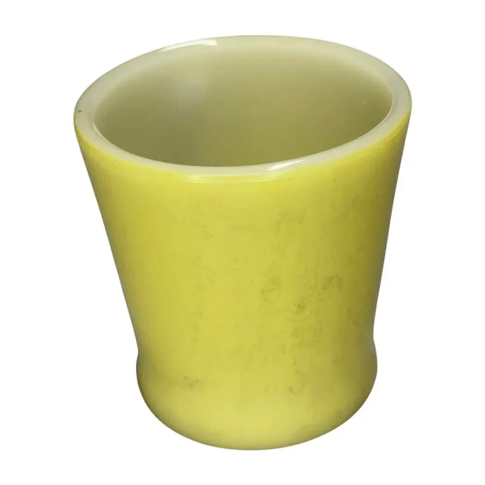 Anchor Hocking Fire-King Yellow D-Handle Mug Vintage Milk Glass USA - Picture 6 of 9